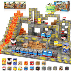 Coodoo Mine Train Track Set ready for imaginative play and fine motor development