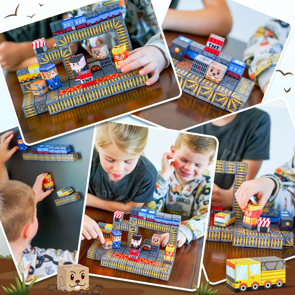 Coodoo mini trucks support motion-based storytelling on the mine track