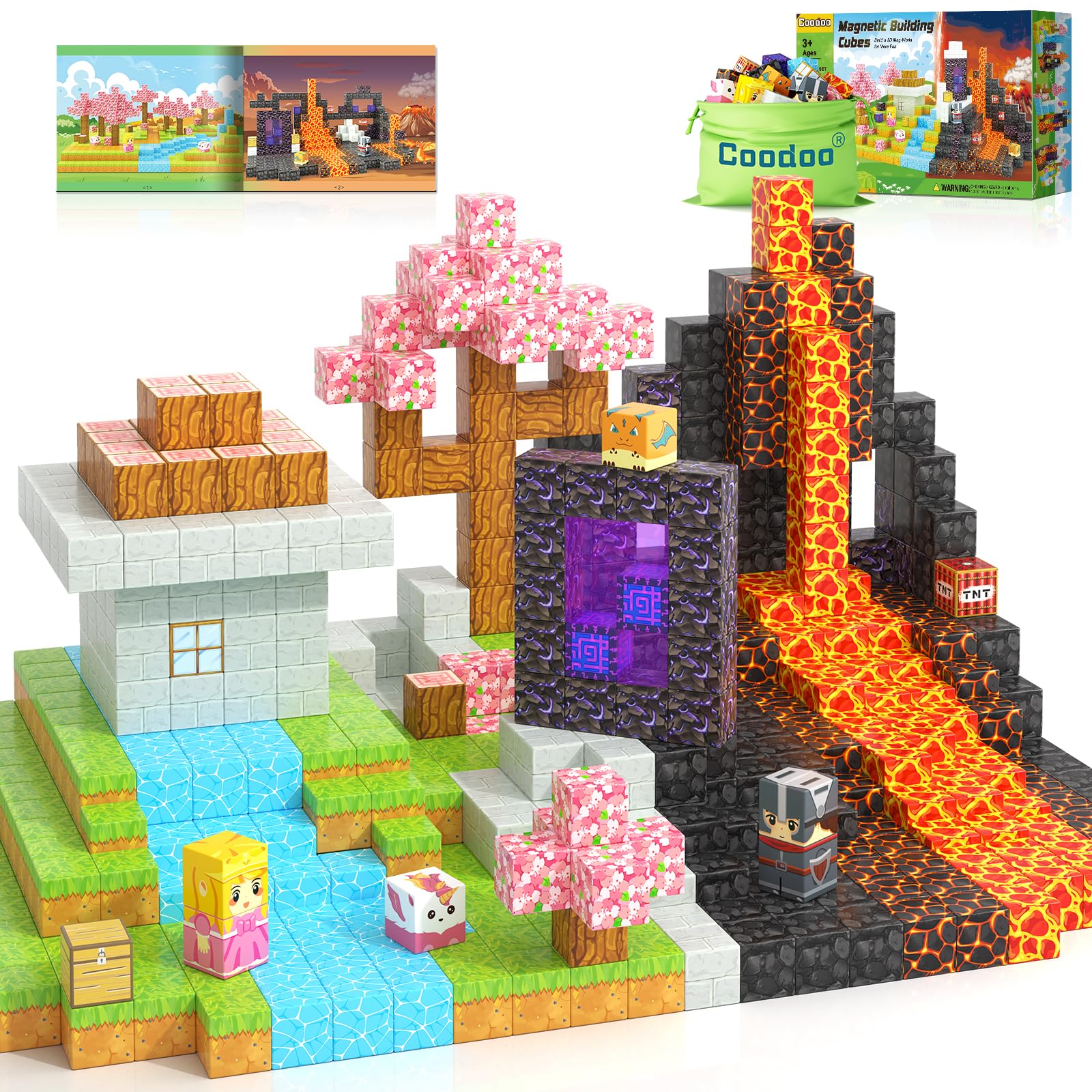 Coodoo Magnetic Blocks portal adventure for imaginative play and story-building