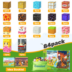 Coodoo Magnetic Blocks strong magnets for durable, safe connections