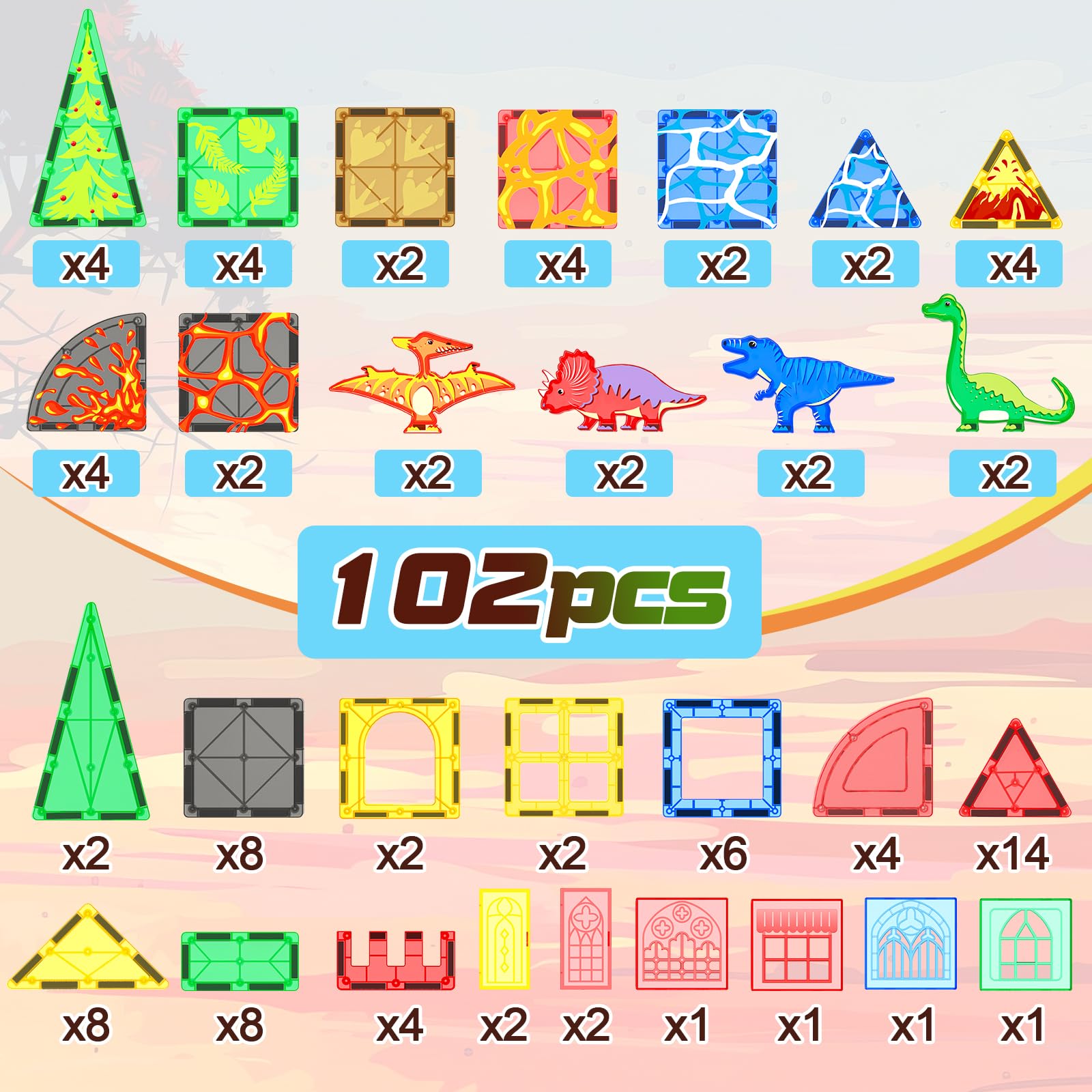 Coodoo pattern-design magnets enhance problem solving during play.