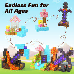 Coodoo safe magnetic blocks with sealed edges offer durable, kid-friendly design.