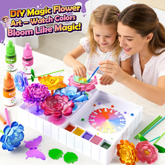 COODOO safe pigments for washable color dipping and creative play.