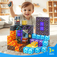 Coodoo STEM-friendly magnetic tiles support early magnetism learning.