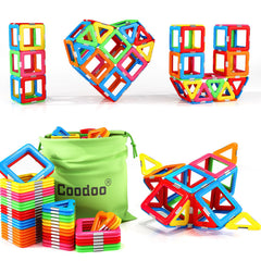 Coodoo upgraded magnetic blocks with tough tiles for safe, creative construction play