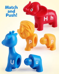 Coogam ABC letters matching giraffe: engaging colors aid color sorting practice