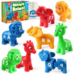 Coogam ABC letters matching lion: colorful animal pieces boost early letter recognition