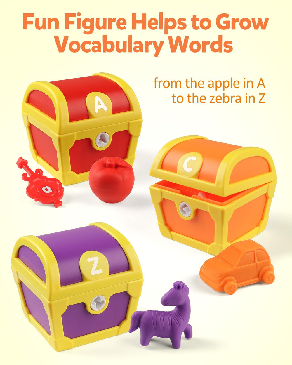 Coogam ABC matching color sorting activity encourages early cognitive skills.