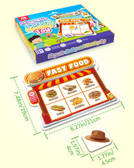 Coogam bakery board enhances sorting skills and attention to detail.