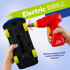 Coogam car-parts-included kit, screws and pieces for hands-on problem solving.