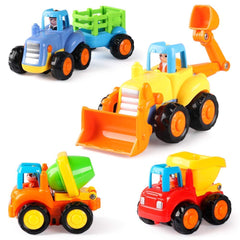 Coogam cement truck friction toy for hands-on play and fine motor skills.