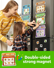 Coogam clothing board helps kids classify daily objects, improving vocabulary.