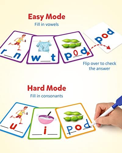 Coogam color-coded levels use red vowels and blue consonants for differentiation.