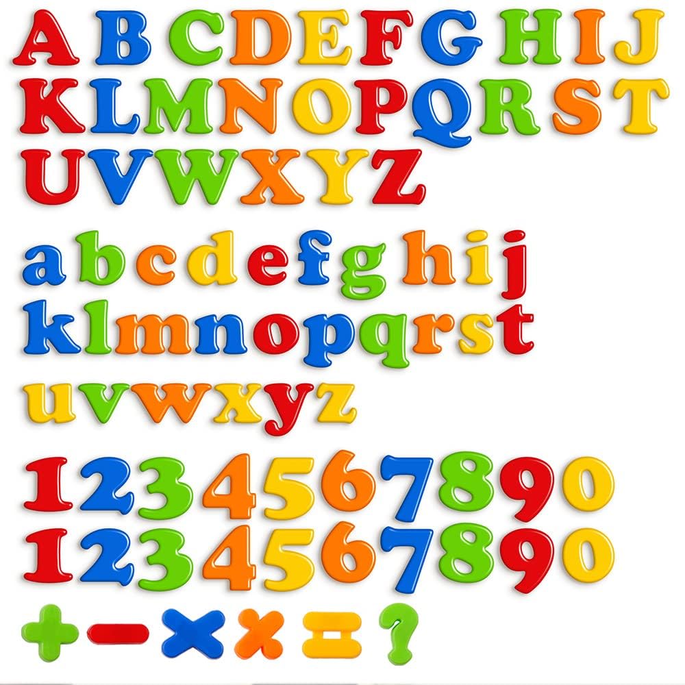 Coogam alphabet magnets in colorful pieces support early spelling practice