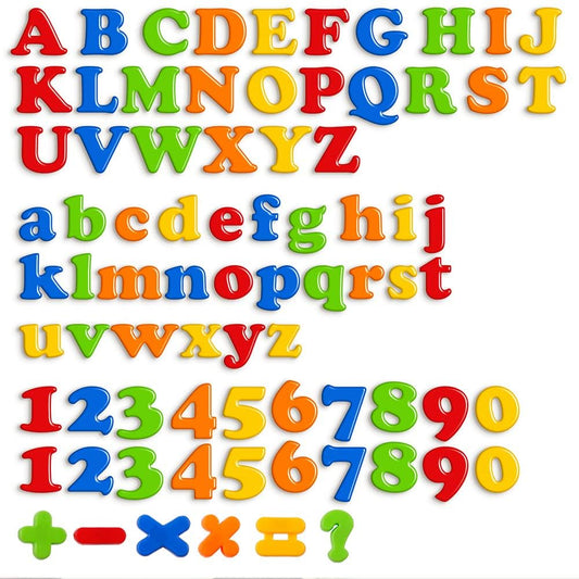 Coogam alphabet magnets in colorful pieces support early spelling practice