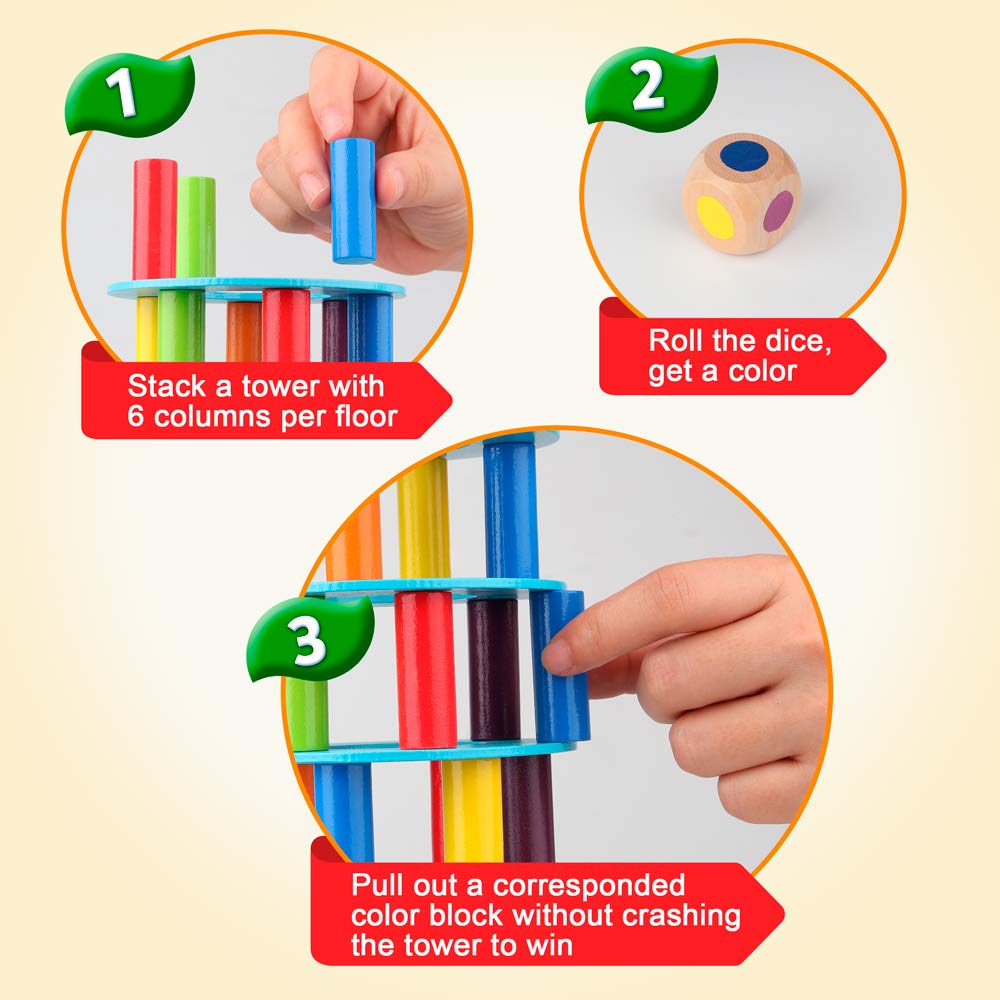 Coogam colorful blocks closeup boosts visual recognition and creativity