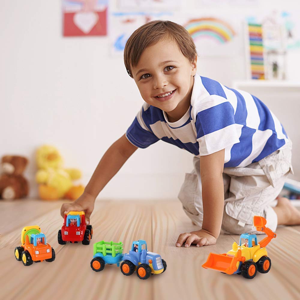 Coogam four-pack friction toys ideal as a thoughtful gift for curious kids.