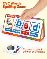 Coogam CVC Word Builder alphabet cards support letter-sound practice