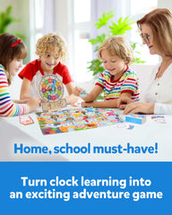 Coogam double-sided flashcards reinforcing time concepts during quick practice sessions.