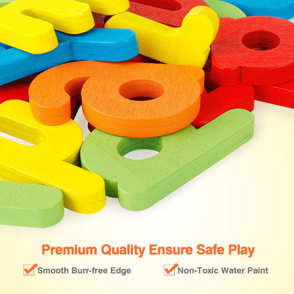 Coogam durable matte-finish flashcards withstand repeated play.