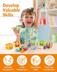Coogam fine motor play strengthens little hands during unlocking tasks.