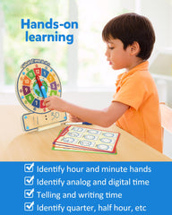 Coogam fly-telling time board game engaging 2–4 players in time literacy practice.