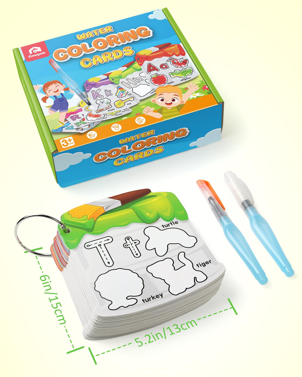 Coogam kid-friendly packaging and storage bag keeps everything organized.