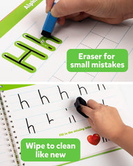 Coogam Learn to Write Workbook bag and box provide tidy transport and organization.