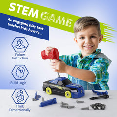 Coogam lighted headlights and racing car sounds for immersive play.