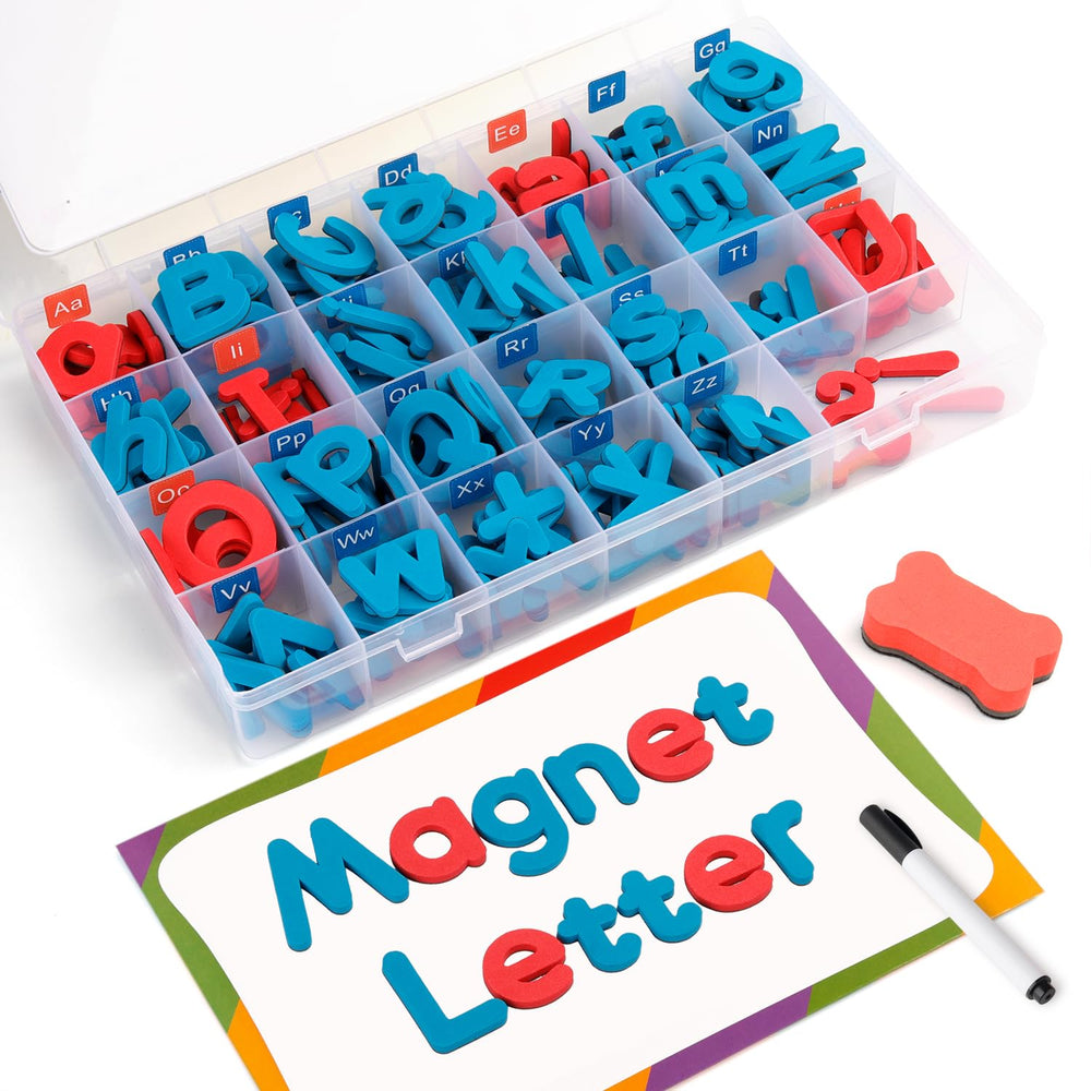 Coogam magnetic letters 251 pcs set for versatile spelling practice