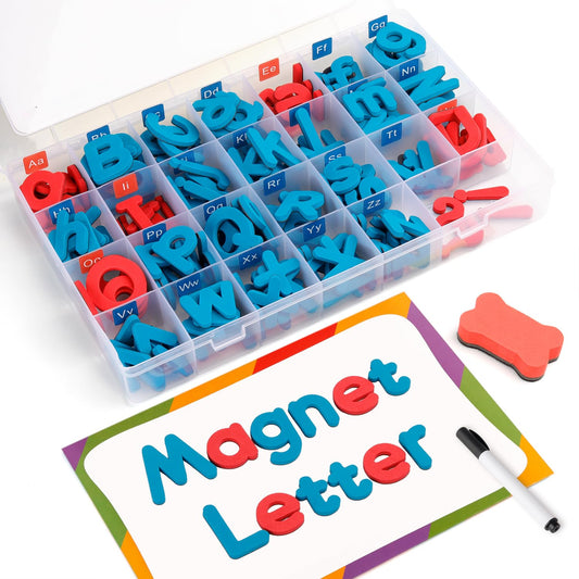 Coogam magnetic letters 251 pcs set for versatile spelling practice