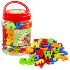 Coogam magnetic letters and numbers on fridge for vibrant alphabet play