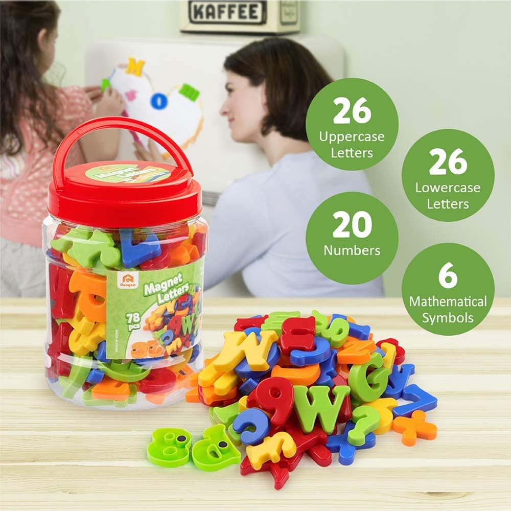 Coogam durable safe plastic magnets designed for small hands