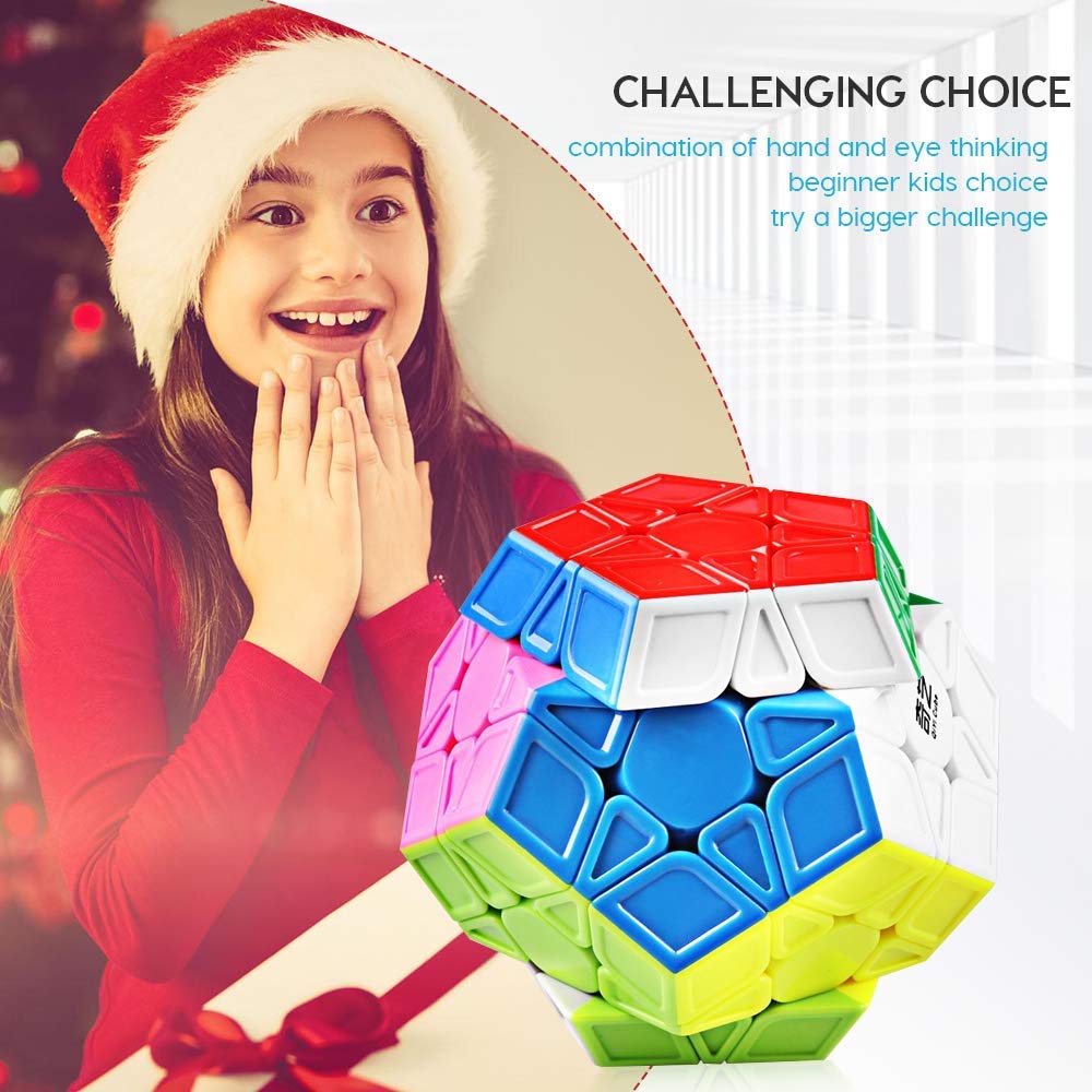 Coogam Qiyi Megaminx anti-slip construction reduces slips during play