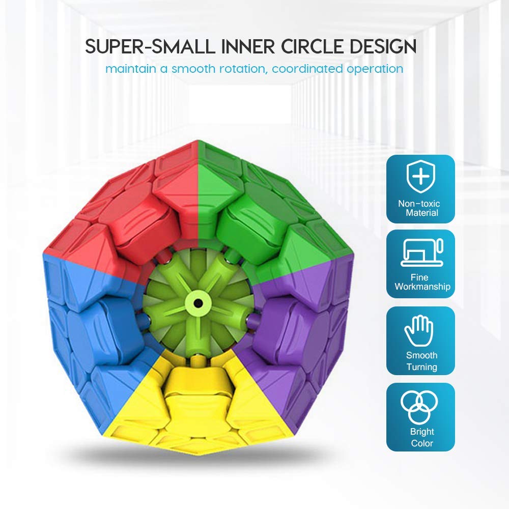 Coogam Qiyi Megaminx turning action promises fluid, fast solving sessions