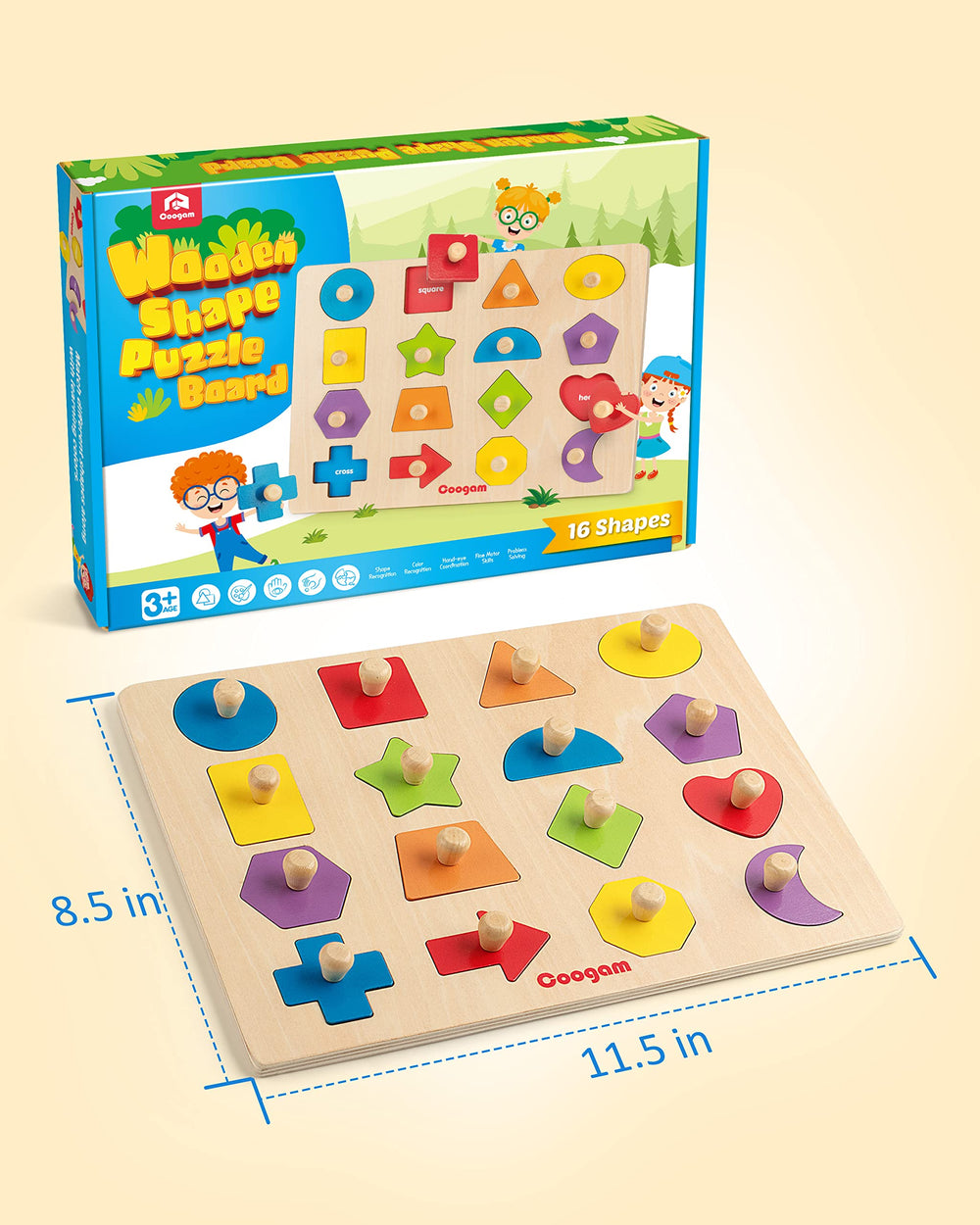 Coogam safe water-based paint keeps playtime colorful and family-friendly.