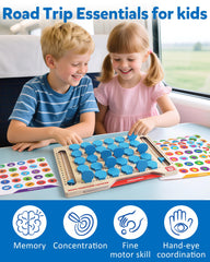 Screen-free learning toy that encourages hands-on exploration and focus