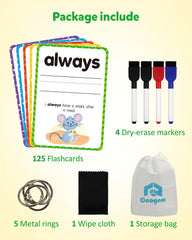 Coogam portable storage bag makes learning on the go easy.