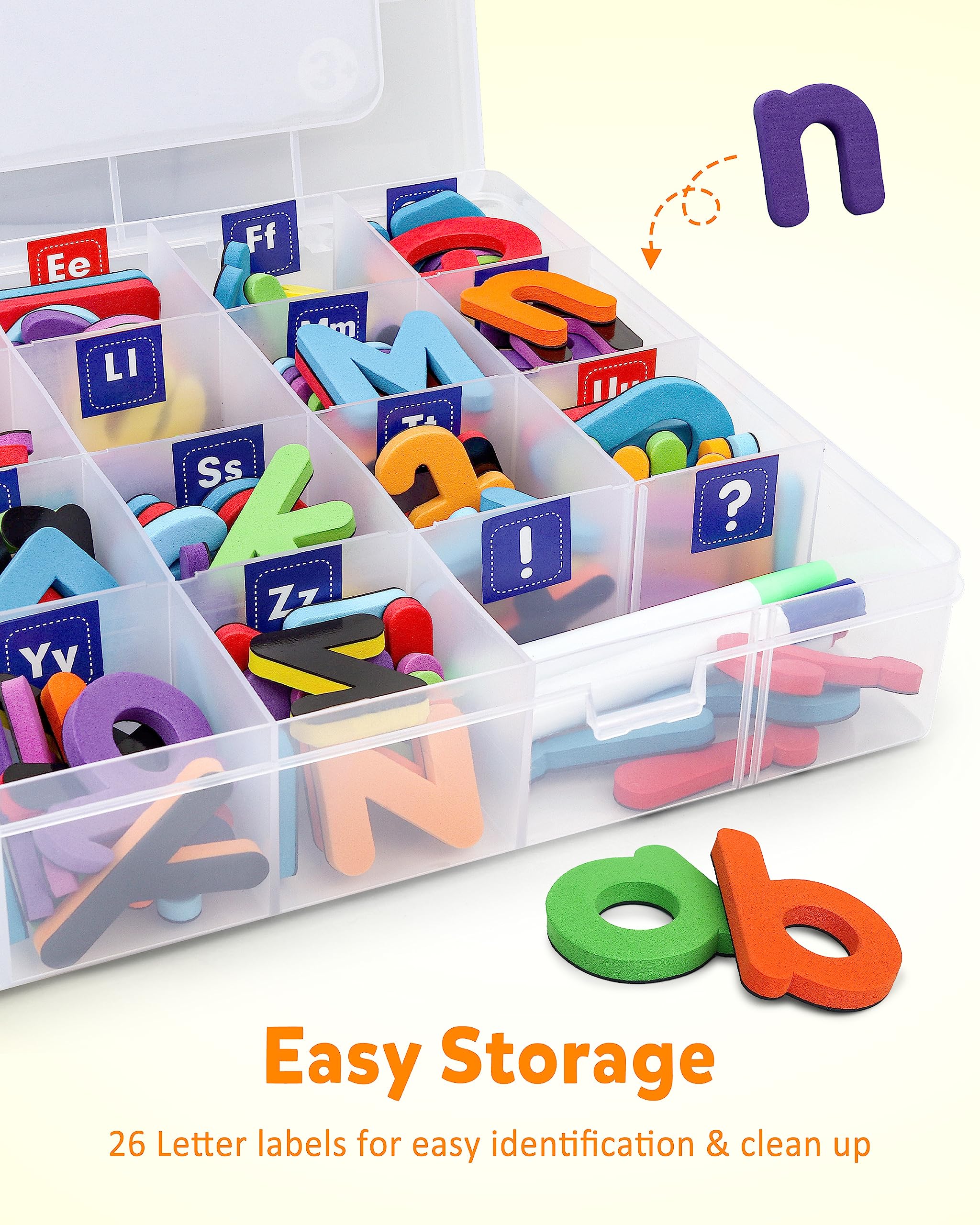 Coogam foam letters are soft and durable for safe play.
