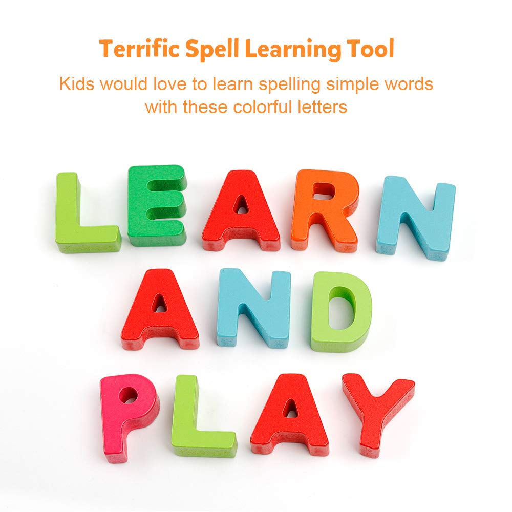 Coogam solid wood pieces ensure durability for everyday toddler play