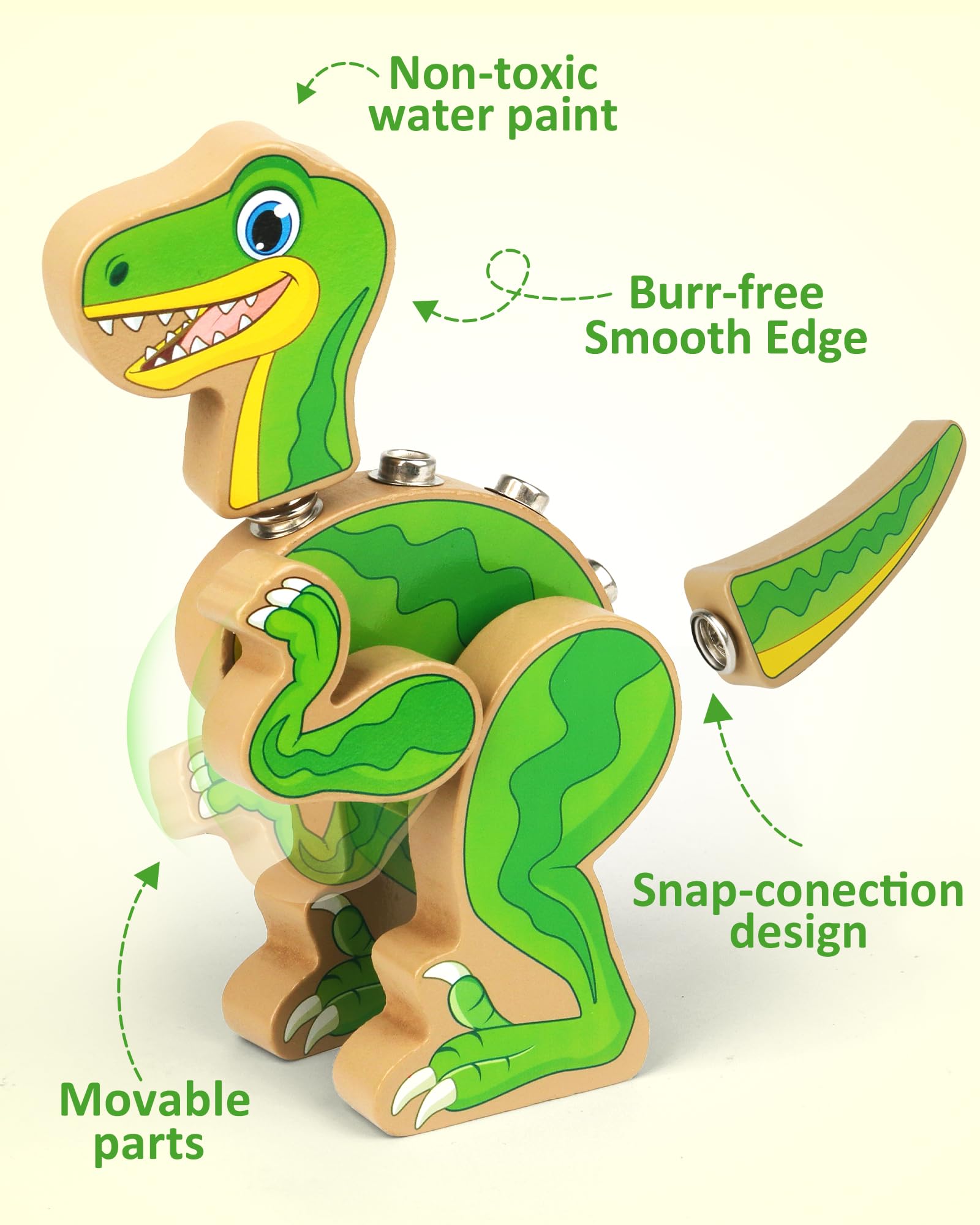 Coogam take-apart dinosaurs support mix-and-match adventures for curious builders.