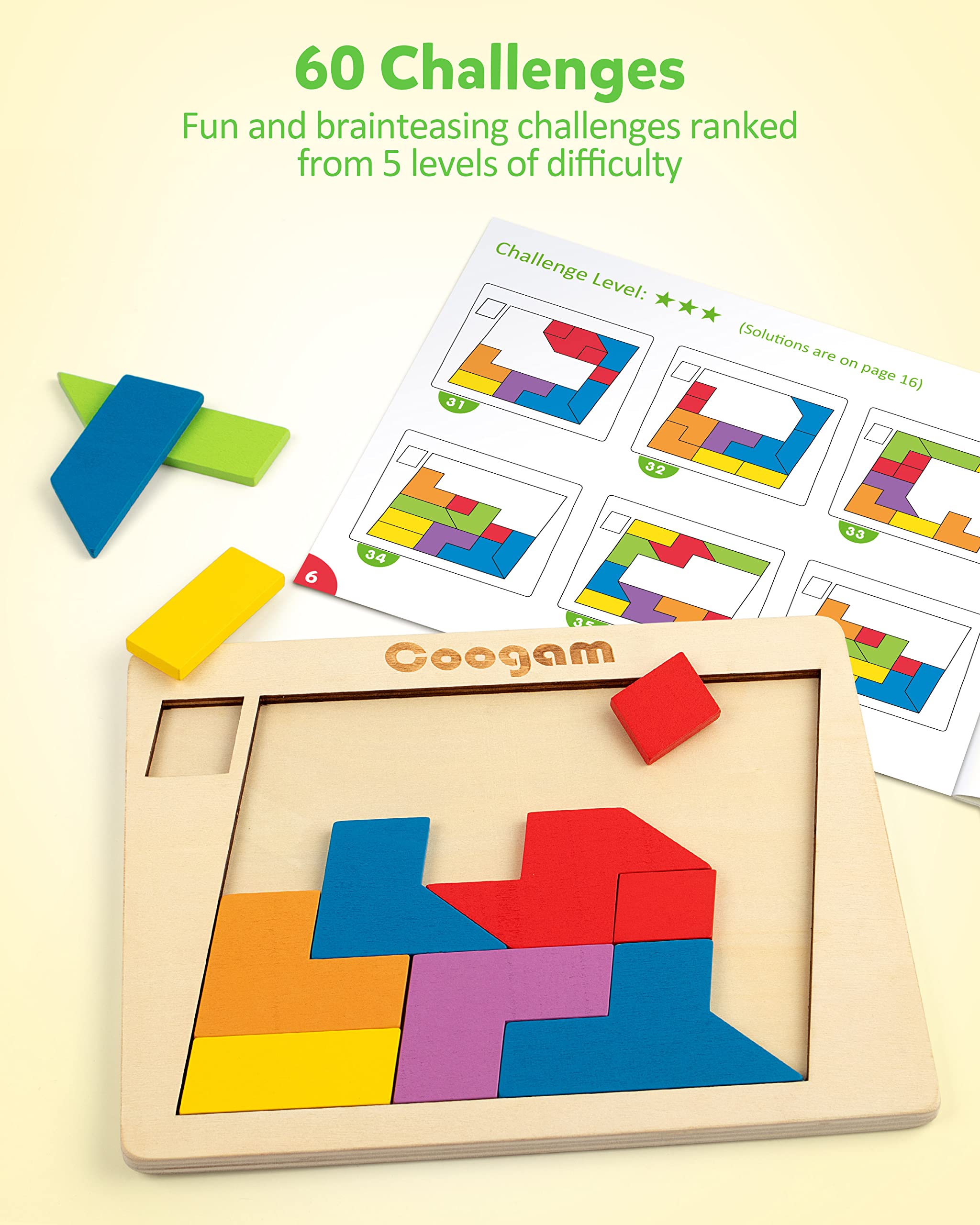 Coogam parallelogram challenge promotes logical thinking during level-5 puzzle