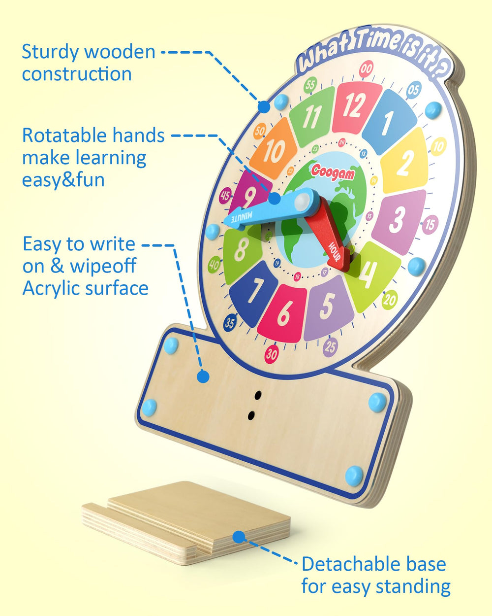 Coogam time-learning board game designed for classrooms and homeschool settings.
