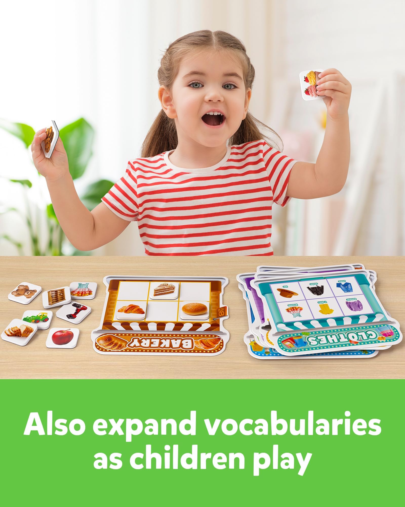 Coogam toy board provides engaging matching activities for toddlers.