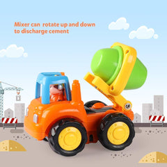 Coogam tractor with wagon friction toy for farm role-play adventures.