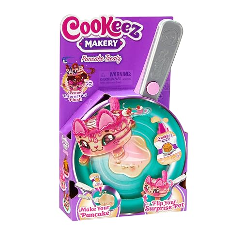 Cookeez Makery Blue Beary plush offers scented comfort during pretend breakfast play.