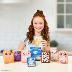 Cookeez Makery pop-tarts surprise plush-out image highlights soft squish and delightful scent.
