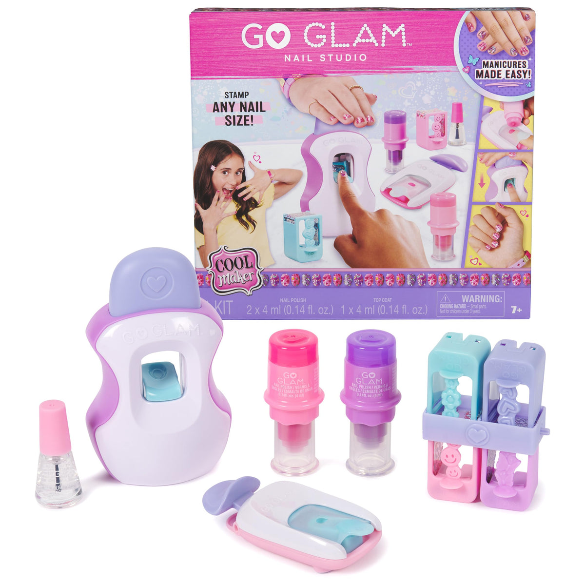 Cool Maker GO GLAM nail stamper enabling quick, mess-free at-home manicures