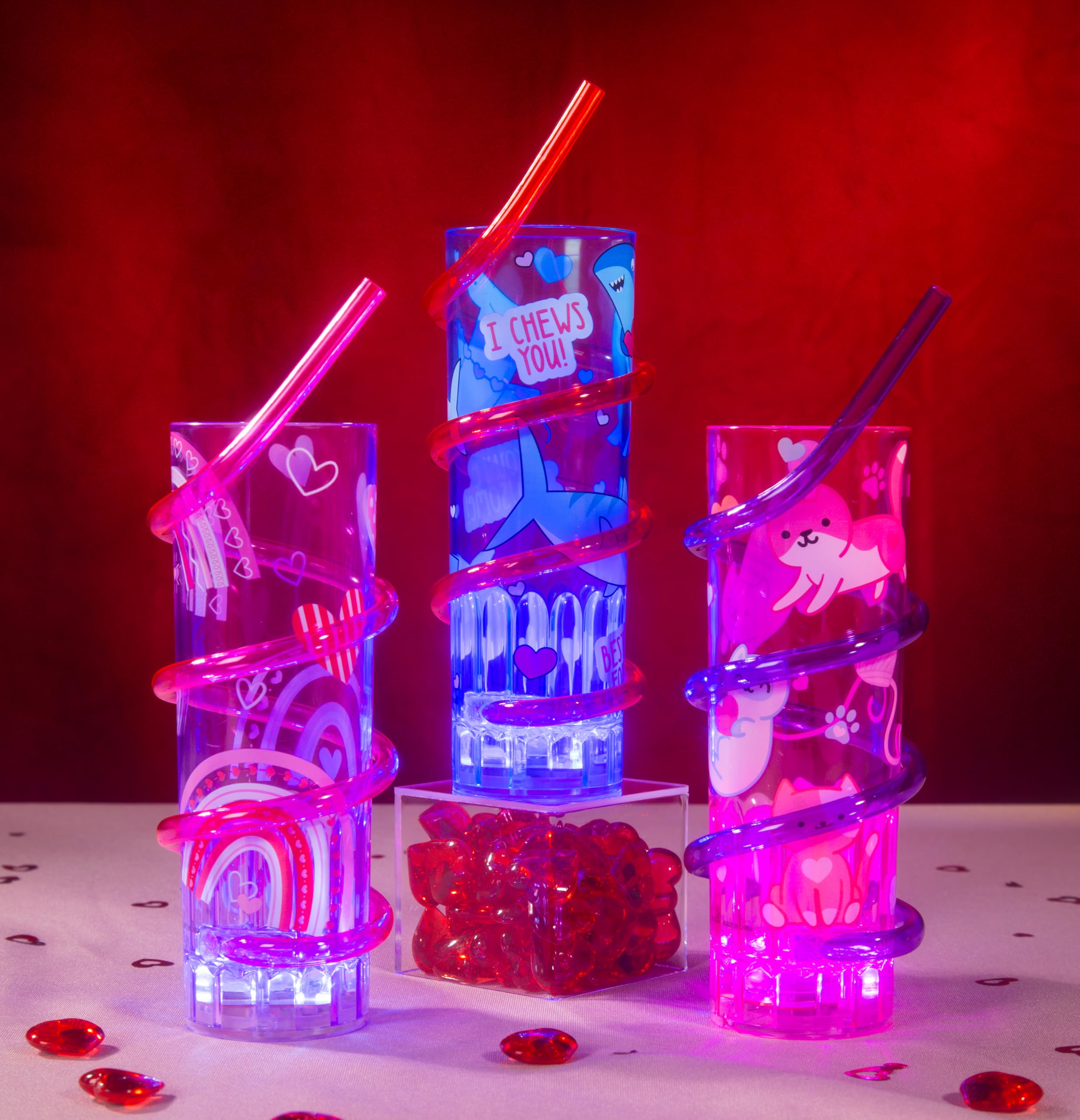 Cool Things Corp Valentine animal designs add playful flair.