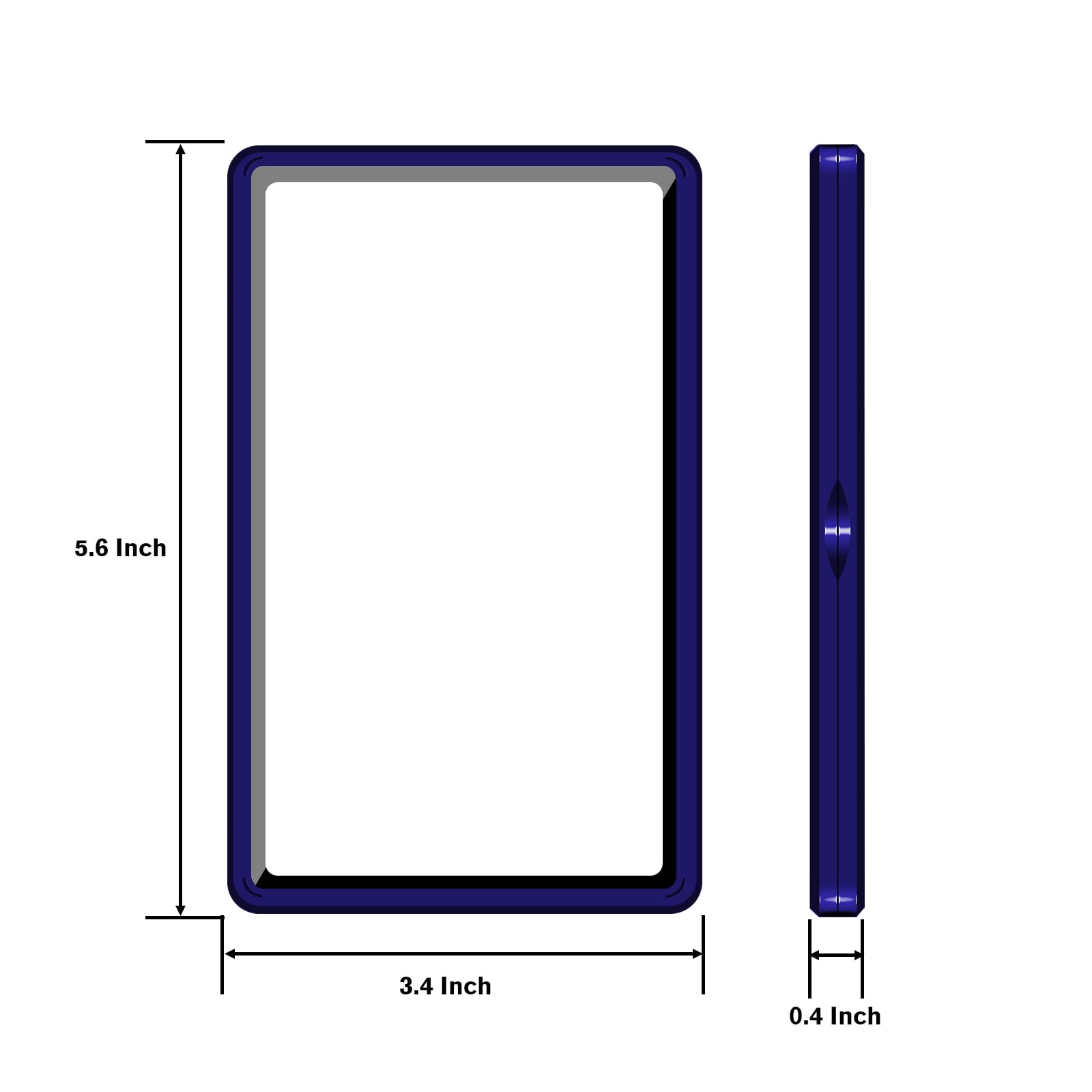 Coolbyl blue slab protector demonstrates magnetic closure for secure, easy access